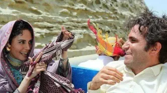 سفر در زمان؛ «الناز شاکردوست» در حال خوردن صبحانه در پشت‌صحنه «شبی که ماه کامل شد»