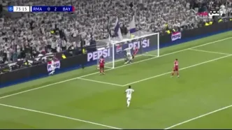 ویدیو: گل اول رئال مادرید به بایرن مونیخ توسط امباپه