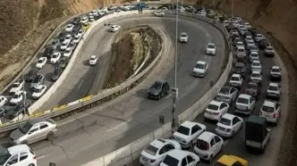 ترافیک سنگین در محورهای منتهی به تهران/ موج بازگشت مسافران ادامه دارد