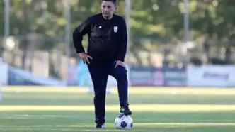 پا به توپ شدن قلعه‌نویی در تمرین تیم ملی