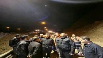 فوری / آزادراه پردیس-تهران بازگشایی شد / رانش زمین ترافیکی نداشت؟