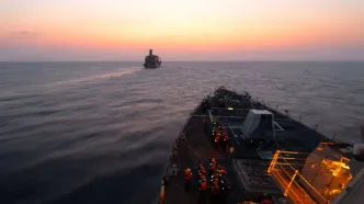 مسابقه تاب‌آوری ایران و آمریکا در تنگه هرمز