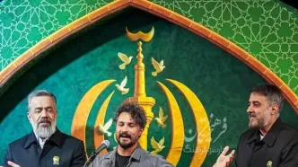 بوسه مصطفی راغب بر شانه محمود کریمی در امامزاده صالح+عکس