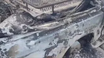 حمله مستقیم به خودروی هلال‌احمر در فارس