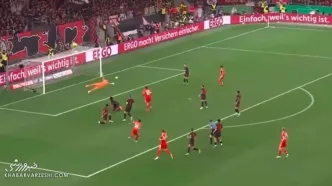 ویدیو| خلاصه بازی بایرلورکوزن ۰ - بایرن مونیخ ۲/ باواریایی‌ها فینالیست شدند