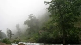 وقوع بارش در نیمه شمالی و غربی کشور