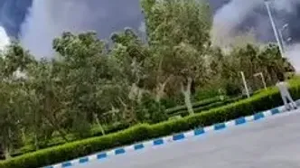 ببینید| حمله امروز به مخازن پالایشگاه لاوان و اسکله مرکزی پس از اجرای آتش بس ١۴ روزه