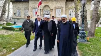 تصاویری از حضور امروز نمایندگان در کاخ سعدآباد