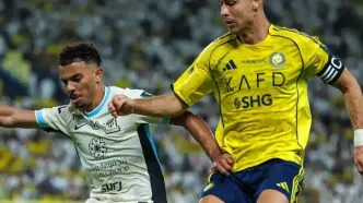 گل شماره ۹۶۹ رونالدو در شب پیروزی ۴ گله النصر