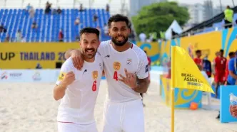 فوتبال ساحلی ایران فینالیست آسیا شد