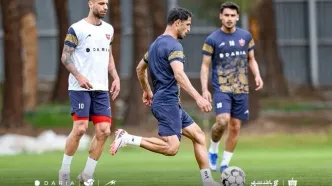 تمرین پرسپولیس تعطیل نشد