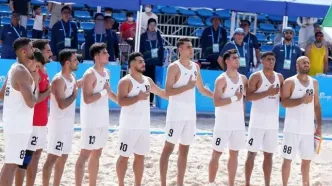 چهارمین برد متوالی هندبال ساحلی ایران در بازی‌های آسیایی سانیا