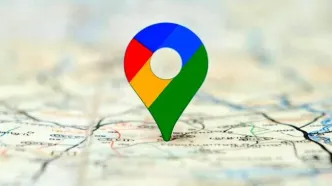 گوگل مپ باز شد