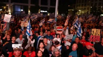 تظاهرات در تل‌آویو برای تشکیل کمیته حقیقت‌یاب درباره هفتم اکتبر