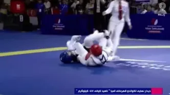 ببینید| مبارزه ناهید کیانی در فینال و کسب مدال طلا