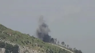 تصاویری از حمله اسرائیل به جنوب لبنان