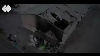 ویدیو: لحظه حمله موشکی به دختران والیبالیست در آغاز جنگ