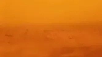 طوفان شن آسمان اردن را سرخ کرد