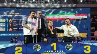 امیر جعفری طلایی شد /مدال طلا و نقره بر گردن محسن بختیار