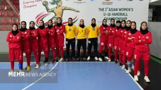 دختران هندبال ایران چهارم آسیا شدند