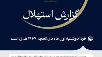 فردا دوشنبه اول ماه ذی‌الحجه است