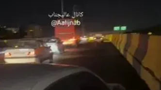 وحشت شبانه در اتوبان/ میخ‌های سه‌پر به جان خودروها افتادند!