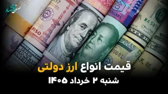قیمت ارزهای دولتی امروز شنبه ۲ خرداد ۱۴۰۵ | آخرین نرخ دلار دولتی، یورو و درهم در بازار