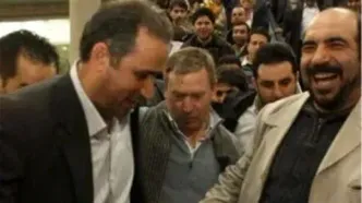 سقوط قهرمان لالیگا روی پله برقی فرودگاه امام!