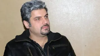 قابی از سام درخشانی و بازیگر زن روسی در یک مراسم/ ویدئو