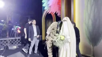تیراندازی عروس جان‌فدا با کلاشینکف در تجمعات شبانه