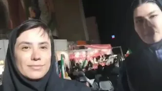 ویدئو: پیام اعضای تیم ملی بانوان کاراته ایران در تجمعات مردمی