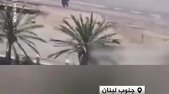 لحظه اصابت پهپاد انفجاری اسرائیل به سرنشینان یک موتور
