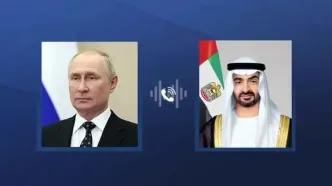 گفت‌وگوی تلفنی پوتین و رئیس امارات درباره ایران