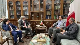 رایزنی‌های غریب‌آبادی با معاون وزیر امور خارجه نروژ، رئیس بانک بریکس و سفیر فرانسه