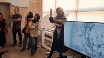تزئینات کاخ چهلستون قزوین بازخوانی شد