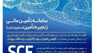 ارائه خدمت برات الکترونیک از طریق سامانه SCF بانک رفاه کارگران