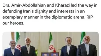 تجلیل عراقچی از شهیدان امیرعبداللهیان و خرازی