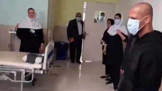 اقدام توجه‌برانگیز قهرمان کشتی در دیدار با کودکان سرطانی