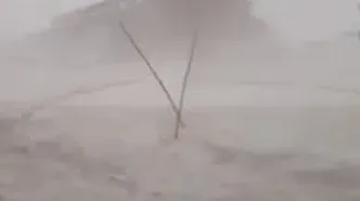 ویدئو؛ وضعیت عجیب و طوفانی توچال