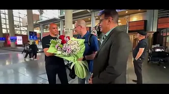ویدئو / روبرتو پیاتزا وارد ایران شد