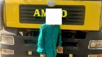 توقیف کامیون با راننده ۱۲ ساله در جنوب کرمان