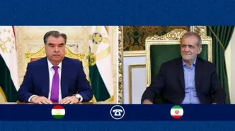 قدردانی پزشکیان از ابراز همدردی رئیس‌جمهور تاجیکستان در پی شهادت رهبر شهید