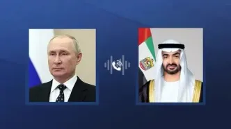 گفت‌وگوی پوتین و رئیس امارات درباره ایران