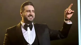 ویدئوی شوخی امید حاجیلی در برنامه منشور با فامیلی‌اش+فیلم