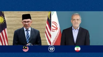 دعوت پزشکیان  از نخست وزیر مالزی برای سفر به تهران