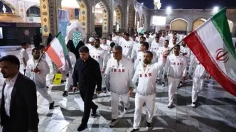 بازگشت کاروان ورزشی ناو دنا به مشهد پس از کسب مقام سوم بازی‌های آسیایی ساحلی سانیا