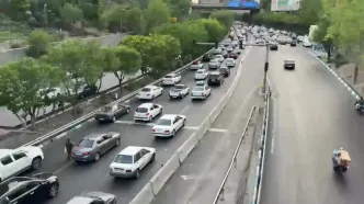چرا بزرگراه همت تهران خلوت شد؟