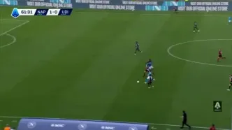 خلاصه بازی ناپولی و اودینزه+ ویدئو