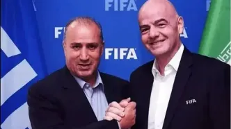 تصویر؛ اقدام اینستاگرامی رئیس فیفا برای ایران