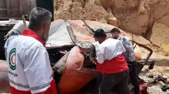 سقوط خودرو در جاده کوهرنگ به مسجد سلیمان/ دو نفر کشته شدند
